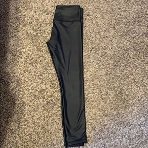 Black metallic Zyia leggings size 4